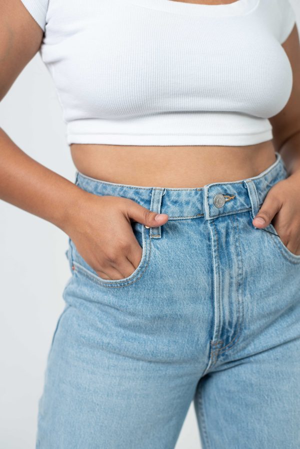 High-Waist Baggy jeans - Image 3