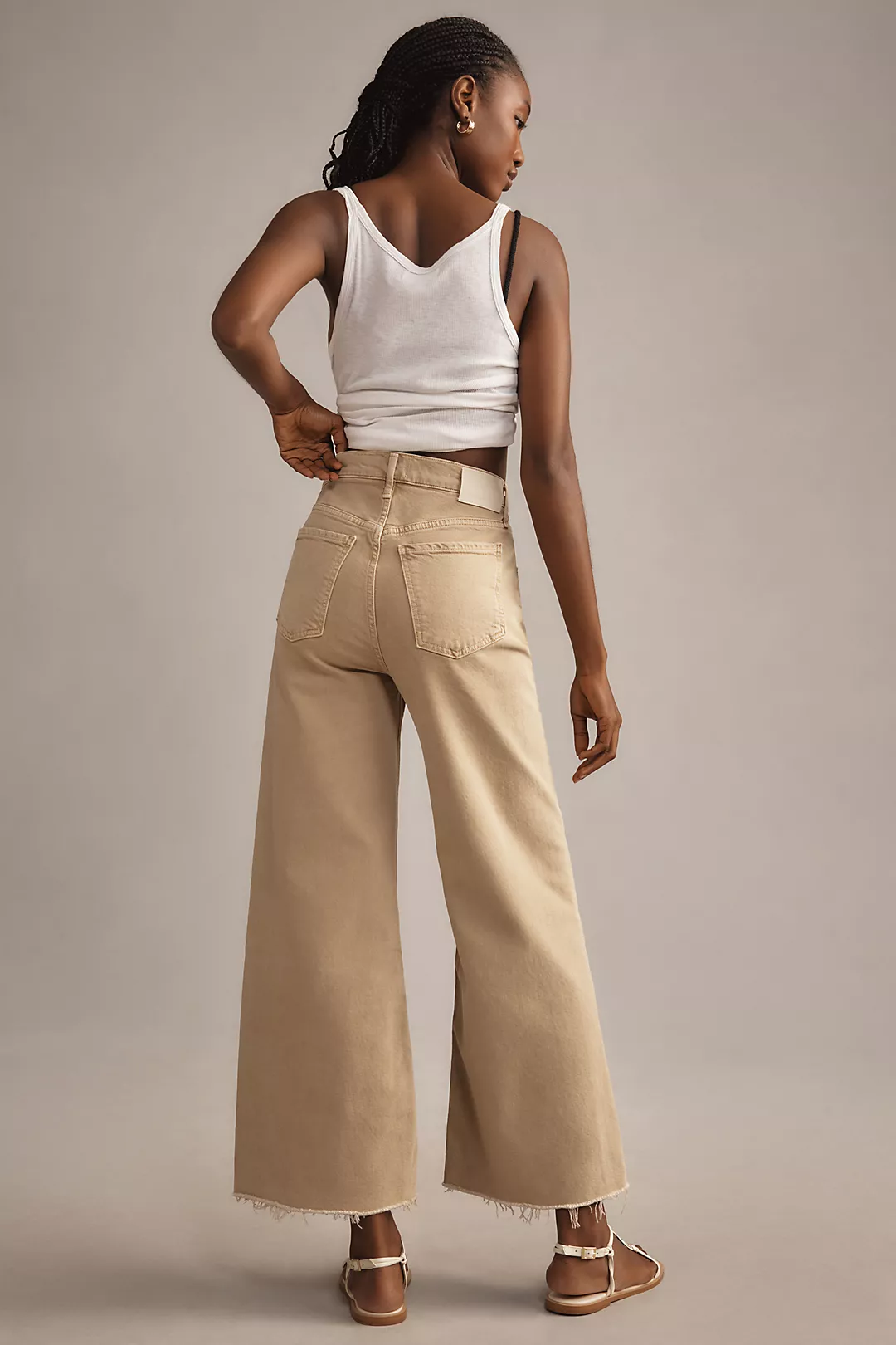 High-Rise Wide-Leg crop jeans - Image 2